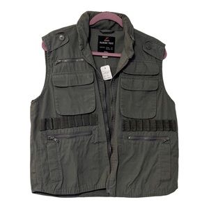Vintage Rothco Ranger Vest in Olive Drab Size Small